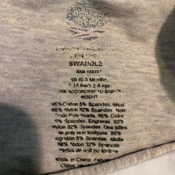 Nested Bean 0-3 month swaddle - Picture 3 of 5